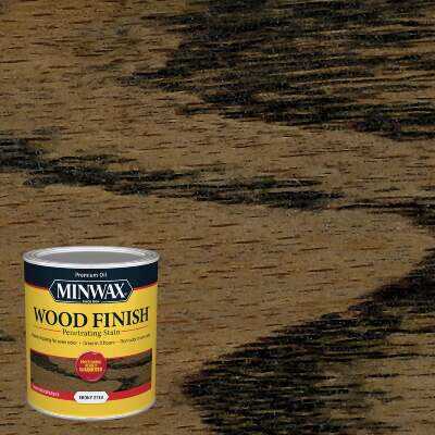 Minwax Wood Finish Penetrating Stain, Ebony, 1 Qt.